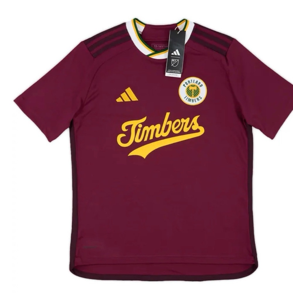 Adidas Kids Portland Timbers Burgundy Jersey